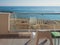 Beautiful balcony marine view over the mediterranean Larnaca central beach