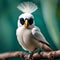 Beautiful Bali starling bird - ai generated image
