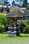 Beautiful Balinese Ethnic Shrine with Roof in the middle of The Temple at Besakih Temple