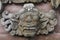 Beautiful Balinese stone barong detail