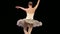 Beautiful ballerina dancing