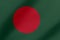 Beautiful Bangladesh waving flag illustration