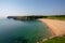 The beautiful Barafundle Bay beach in Pembrokeshire, South Wales