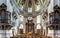 Beautiful baroque interior of Salzburg cathedral