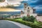 Beautiful basilica in Assisi, Umbria, Italy