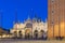 Beautiful Basilica di San Marco at sant Mark square at night in Venice