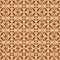 Beautiful batik pattern with seamless brown color