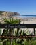Beautiful bay, Praia do Zavial, near Vila do Bisco. Holiday in the Algarve in Portugal.