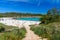 Beautiful Beach of Cala S\'Amarador at Mondrago - Natural Park on Majorca Spain, Balearic Islands, Mediterranean Sea, Europe
