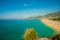 Beautiful beach Cleopatra Beach, popular among tourists for recreation. Alanya, Antalya district, Turkey, Asia