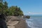 Beautiful beach at Drake Bay on the Pacific Ocean in Costa Rica