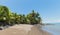 Beautiful beach at Drake Bay on the Pacific Ocean in Costa Rica