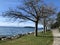 Beautiful beach front walkway on the Sunshine Coast Canada