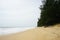 Beautiful beach landscape with heavy wave in Phuket