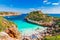 Beautiful beach Majorca island Spain Mediterranean Sea