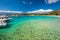 Beautiful beach at Marathi bay on Crete, Greece