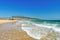 Beautiful beach Playa de Bolonia on the Atlantic coast of Tarifa.