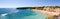 Beautiful beach Praia Nova in Portugal, Algarve - Panorama Picture