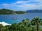 The beautiful beach at the Ritz Carlton Hotel in St. Thomas, USVI