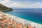 Beautiful beach in Scilla, southern Italy, Calabria region