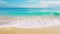 beautiful beach and tropical sea - boost up color processing and boost up color processing, Soft wave of the blue ocean on a sandy