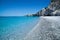 Beautiful beach with very clear water on island Skiathos