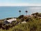 Beautiful beach view more mesa in Santa Barbara. screensaver for the desktop. Ocean on a sunny day