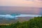 Beautiful beach, view of the sea during sunset. Uluwatu. Bali, Indonesia.