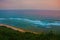 Beautiful beach, view of the sea during sunset. Uluwatu. Bali, Indonesia.