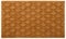 Beautiful Beige color zig-zag patterned Welcome zute doormat with border