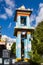 Beautiful bell tower of Tamil Surya Oudaya Sangam temple, Grand Baie, Pamplemousses district, Mauritius