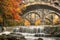 Beautiful Berea Falls In Autumn