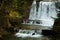 Beautiful Beskidy waterfall - Rysianka mountain