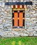 Beautiful Bhutan Traditional Style of Black and Orange Window