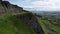 The beautiful Binevenagh mountain near Limavady in Northern Ireland, United Kingdom