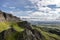 The beautiful Binevenagh mountain near Limavady in Northern Ireland, United Kingdom