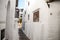 Beautiful Binibeca streets in Menorca