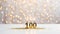 Beautiful birthday or milestone candles celebrating 100 with copy space