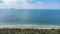 Beautiful black beach with sea wave at Laem Son National park, Ranong