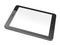 Beautiful black tablet pc on white background