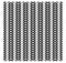 Beautiful black and white leafy stripes isolated on white background is in Seamless pattern