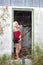 Beautiful Blonde in a Dilapidated House (1)