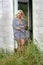 Beautiful Blonde in a Dilapidated House (2)