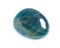 Beautiful blue apatite gemstone