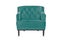 Beautiful blue armchair modern designer
