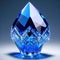 Beautiful blue clear crystal by AI Generated