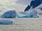 Beautiful Blue iceberg off the shore of Danco Island Antarctic Peninsula