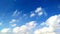 Beautiful blue sky and clouds stock photo