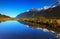 Beautiful blue sky at Mirror Lakes