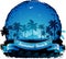 Beautiful blue tropical summer vacation background